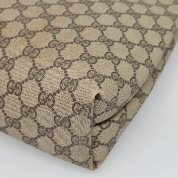 GUCCI GG Supreme Web Sherry Line Tote Bag Pvc Beige Gold 39 002 39 002 - Picture 12 of 16